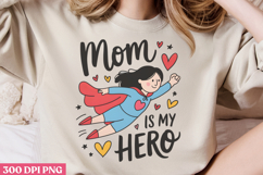 Floral Mama Mom Sublimation PNG Product Image 3