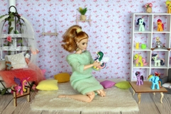 Roses wallpaper pink dollhouse nursery download file flowers Product Image 3