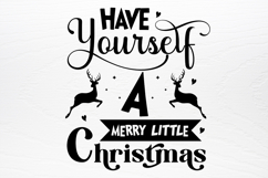 Farmhouse Vintage Christmas Sign SVG Product Image 3