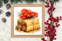 Christmas Farm Animals Clipart, Christmas PNG Product Image 3