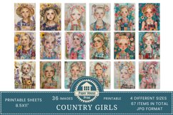 Country Girls Junk Journal Pages Product Image 3