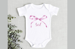 Bows Ribbons Pink Watercolor Clipart Illustration Hand Drawn Product Image 6