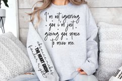 Sarcasm Front and Sleeve Shirt SVG PNG Bundle Product Image 4