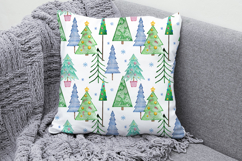 Christmas Tree Seamless Pattern, Digital Paper Product Image 3