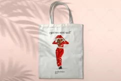 Cosy Christmas Girls Sublimation Design |7 PNG Files 300 DPI Product Image 5