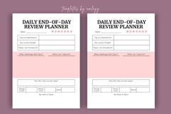 Daily End-of-Day Review Planner Printable | Gratitude Product Image 3