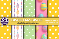 EASTER EGGS PAPER EASTER PATTERN Bundle PNG Product Image 4