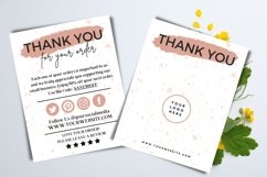 Thank You Card for Small Business Template 2 Sided Product Image 5