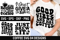 Coffee SVG Design - Life Begins After Coffee Product Image 1