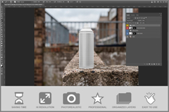 Spray Paint Can Mockup Product Image 3