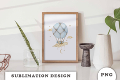 Watercolor Air Balloon png Product Image 3