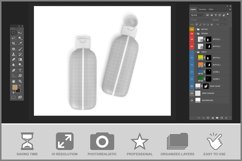 Cosmetic Bottles with Flip Cap Mockup Product Image 3