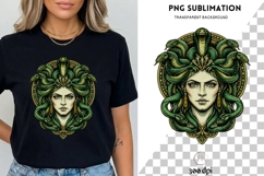 Medusa PNG | Mythology Snake Woman Design | Gothic Medusa Product Image 1
