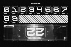 PAYUN - Futuristic Display Font Product Image 3