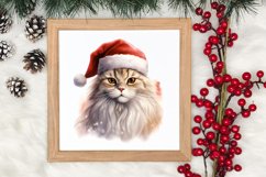 Pets Love Christmas Watercolor Clipart, Christmas PNG Product Image 3