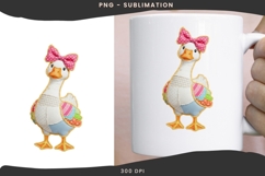 Patchwork goose png design for T-shirts Product Image 3