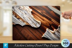 Marble Texture Cutting Board Sublimation Design Product Image 1