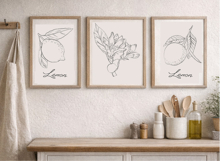 Lemon Line Art Clipart Set Product Image 4