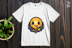 Cute Orange Fruit Characters Clipart Sublimation PNG Product Image 3