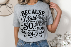 Sarcastic Mom Life SVG PNG, Funny Motherhood Quote Product Image 3