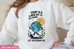 Today is a new day to try again PNG, Mental Health Sublimati Product Image 1
