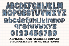 Father’s Day Alphabet clipart, father’s day letters doodle Product Image 3