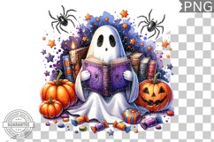 Halloween Ghost Sublimation - High-Quality 300 Dpi Product Image 1