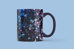 Blue Floral Digital Paper Product Image 3