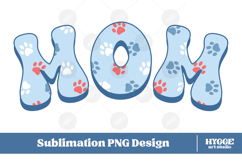 American Mom 4th of July USA Cat Dog Paw DTF Sublimation Product Image 1