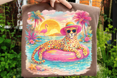 Summer Leopard Pool Float PNG Design summer leopard png, Product Image 1