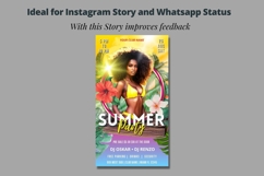 Big Summer Party Flyer, Summer Canva Flyer, Summer Pool Product Image 3
