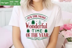 It's The Most Wonderful Time Of The Year SVG Design Product Image 1