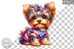 4th of July Dog Sublimation - Clipart PNG Design Product Image 1