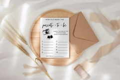 Baby Shower Game How Old Were The Parents-To-Be Template Product Image 3