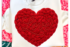 Yarn Crochet Love Valentine Png Product Image 1