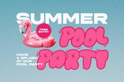 Pinky Funky - Bubble Graffiti Font Product Image 3