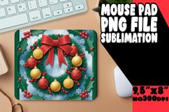 Cheerful Desk Mat Sublimation, 3D Xmas Product Image 1