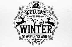 Christmas Vintage Sign SVG Product Image 3