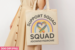 Support Squad #Down PNG, Syndrome Sublimation PNG Product Image 1