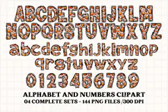 Basketball sport alphabet clipart, basketball letters doodle Product Image 3