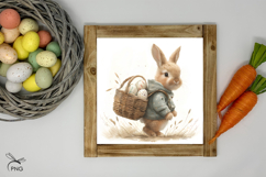 Cute Easter Bunny digital paper Product Image 3