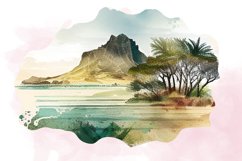 Watercolor Mauritius Product Image 3