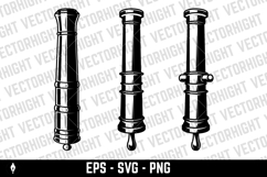 Illustration of ancient cannon. Design element for logo Product Image 3