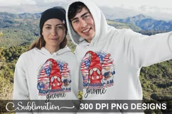 All American Gnome T shirt Design - 4th Of July Gnome Product Image 1