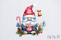 Cute Christmas Gnome Sublimation PNG Product Image 1
