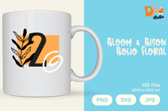 Bloom &amp; Bison Boho Floral Monogram Product Image 1