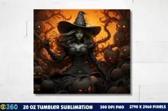 Halloween Tumbler Sublimation Wraps, Tumbler Halloween Product Image 3
