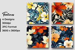 Tropical Leaves Digital Paper Product Image 3
