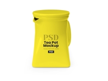 Square Teapot Mockup Template Photoshop Product Image 4
