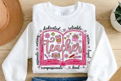 Teacher PNG, Glitter Teacher PNG, Teacher Appreciation PNG, Product Image 3